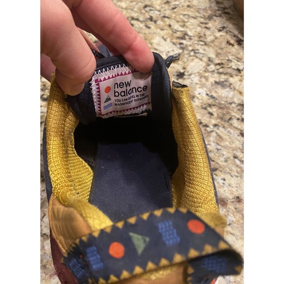 New Balance Mens Trailbuster Re-Engineered Hike Maroon Blue/Yellow Sz 13 TBTFHBN - Picture 7 of 9